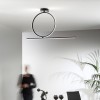 Ondaluce Acrobat Ceiling Light Black 40cm