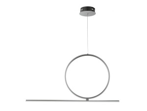 Ondaluce Acrobat Suspension Lamp Silver D50