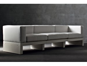 Serralunga Sofa Hour - 3 seats 3 backrests 2 armrest