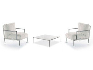 Coro 2 Nest armchairs and 1 Nest B coffee table
