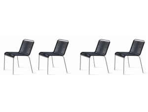 Coro 4 Jubeae S chairs set