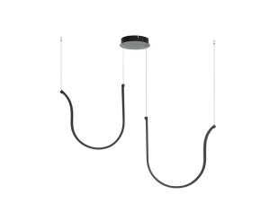 Ondaluce 2-arm pendant lamp Arqua